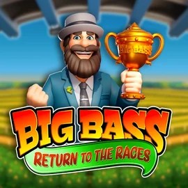 Official Slots logo: Big Bass Return to the Races by Pragmatic Play at Slotmafia Casino