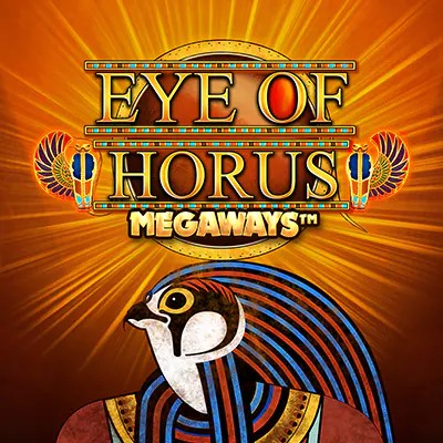 Slots logo of Eye of Horus Megaways from Blueprint Gaming at Slotmafia Casino