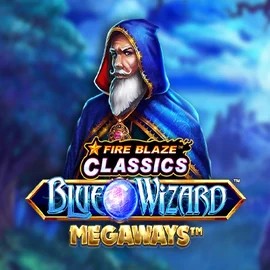 Try Fire Blaze Blue Wizard Megaways slot by Rarestone Gaming on slotmafias.com – logo image