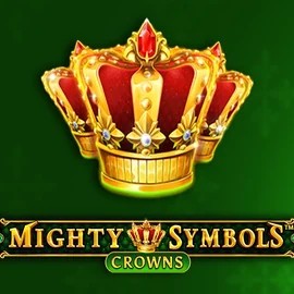 Mighty Symbols Crowns slot logo by Wazdan at Slotmafia Casino