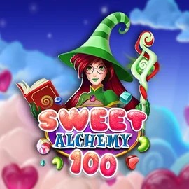 Sweet Alchemy 100 by Play'n GO, showcased at slotmafias.com – game logo